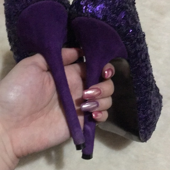 Steve Madden Bitter in Purple Sequin - Picture 4 of 4
